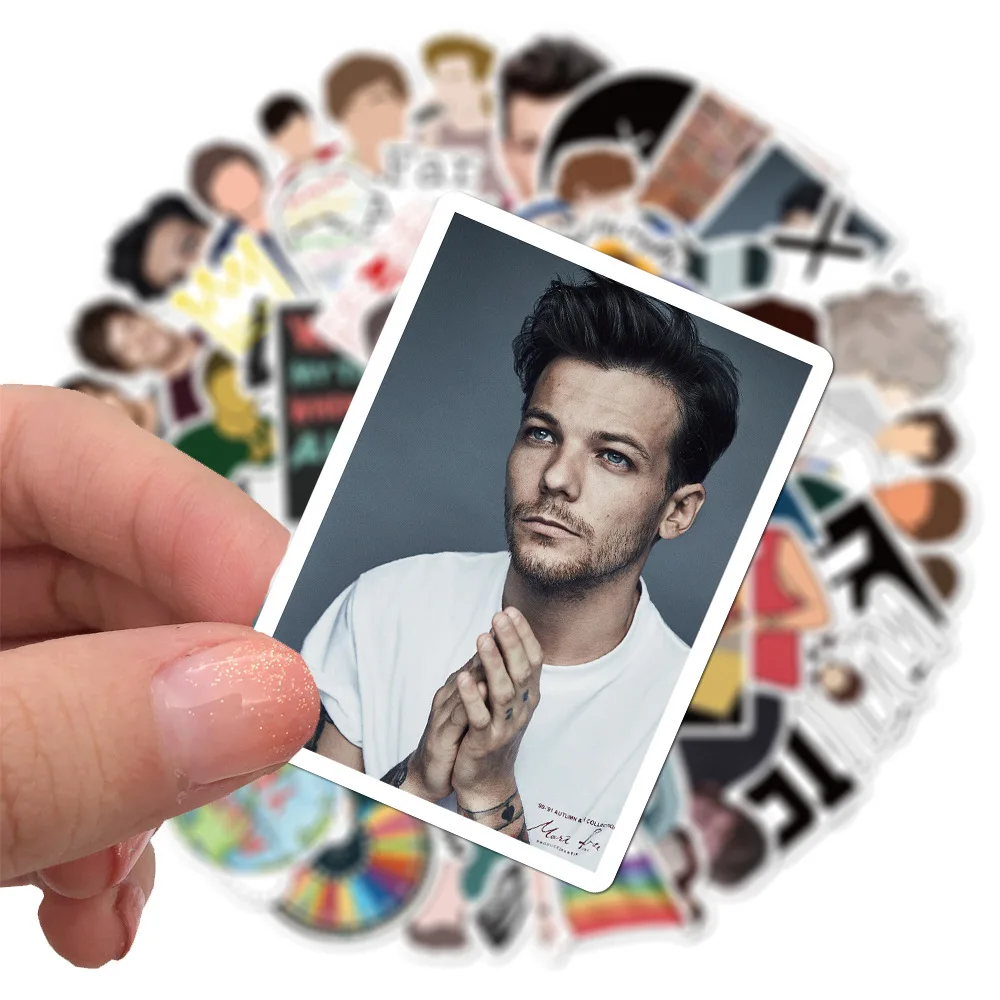 50PCS One Direction Singer Louis Tomlinson Sticker for DIY Suitcase Guitar Laptop Car Motorcycle Styling Cool Decal Stickers Toy
50PCS One Direction Singer Louis Tomlinson Sticker for DIY Suitcase Guitar Laptop Car Motorcycle Styling Cool Decal Stickers Toy
