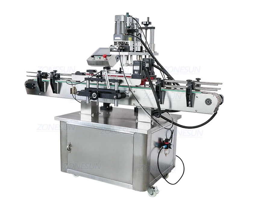 ZONESUN Fully Automatic 4 Nozzles Paste Filling Machine And Capping Machine