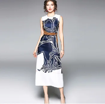 Plus Size 2020 Women Spring Sleeveless Dresses Princess Dress With Belt Women Clothes wholesale
Plus Size 2020 Women Spring Sleeveless Dresses Princess Dress With Belt Women Clothes wholesale