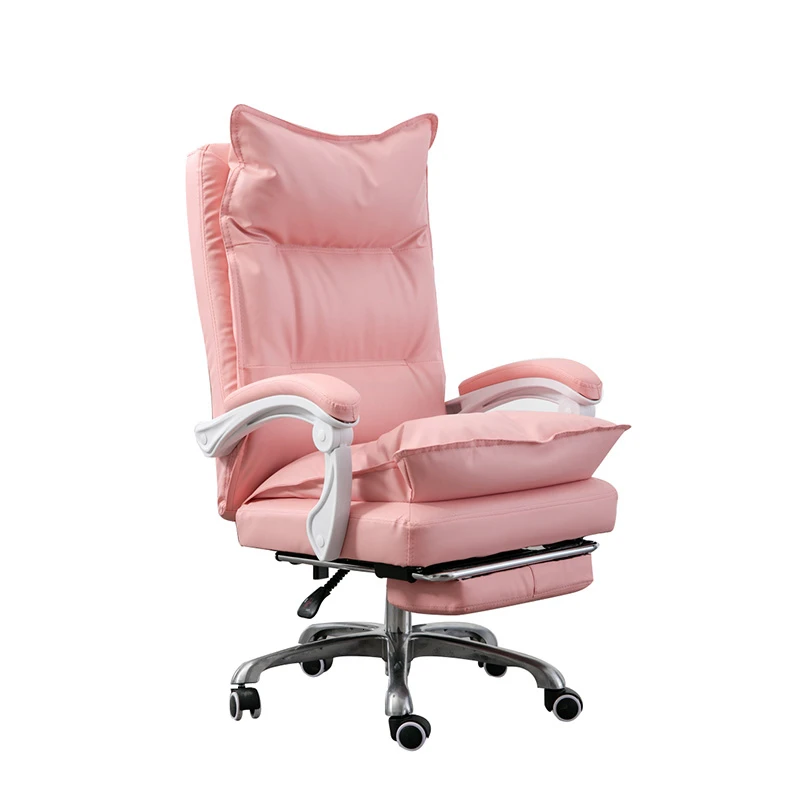 Cowhide Pink Gaming Computer Chair Home Live Genuine Leather Office Chairs Gamer Double Backrest With Armrest Footrest Household
Cowhide Pink Gaming Computer Chair Home Live Genuine Leather Office Chairs Gamer Double Backrest With Armrest Footrest Household