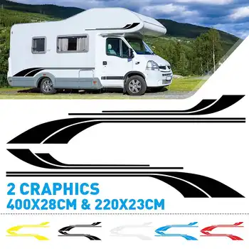 2Pcs Motorhome Car Large Stickers Graphic Decal Vinyl Side Body Stickers Decor For Jeep Truck SUV Camper Van Caravan RV Trailer
2Pcs Motorhome Car Large Stickers Graphic Decal Vinyl Side Body Stickers Decor For Jeep Truck SUV Camper Van Caravan RV Trailer