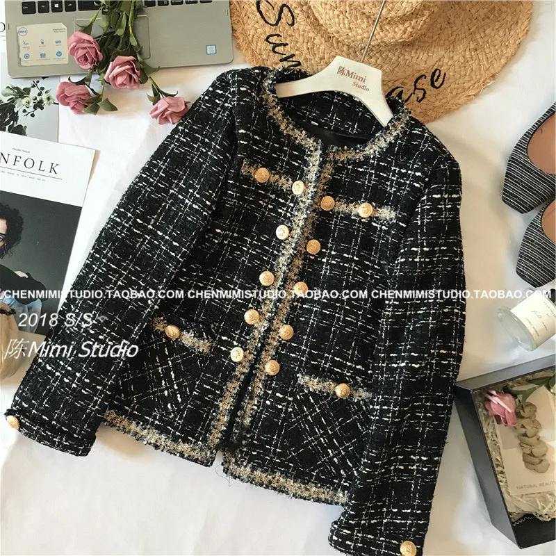 Old Rice M 18 Years Autumn New Style WOMEN'S Dress Elegant Graceful Retro Double Breasted Pattern Suit Jacket
Old Rice M 18 Years Autumn New Style WOMEN'S Dress Elegant Graceful Retro Double Breasted Pattern Suit Jacket