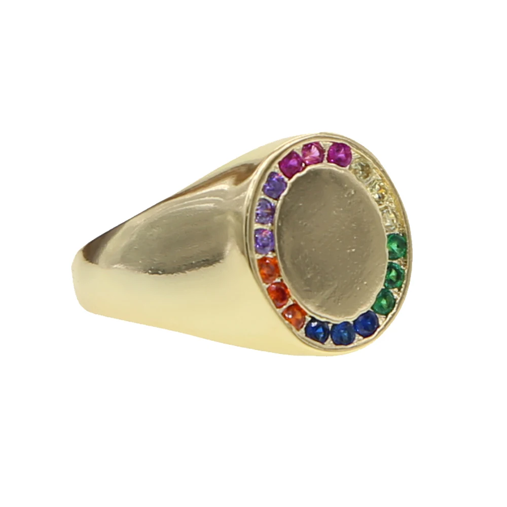 Tiny Baguette paved rainbow Crystal Ring in Gold color Minimalist Delicate Jewelry
Tiny Baguette paved rainbow Crystal Ring in Gold color Minimalist Delicate Jewelry