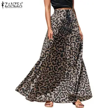 Casual High Waist Skirt ZANZEA 2020 Stylish Leopard Maxi Skirts Women's Summer Sundress Printing Vestidos Female Robe Plus Size
Casual High Waist Skirt ZANZEA 2020 Stylish Leopard Maxi Skirts Women's Summer Sundress Printing Vestidos Female Robe Plus Size
