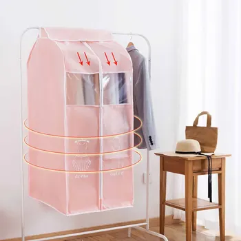 Nonwoven Large Hanging Clothes Suit Coat Dust Proof Cover Storage Bag Protector Wardrobe Organizer With Zipper
Nonwoven Large Hanging Clothes Suit Coat Dust Proof Cover Storage Bag Protector Wardrobe Organizer With Zipper