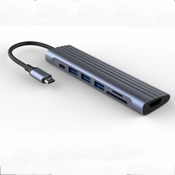 USB C Hub Portable Type C 7-in-1 USB 3.0 SD TF Card Reader Adaptors USB C Splitter For MacBook Pro SUM S8 S9 Huawei p20 P30
USB C Hub Portable Type C 7-in-1 USB 3.0 SD TF Card Reader Adaptors USB C Splitter For MacBook Pro SUM S8 S9 Huawei p20 P30