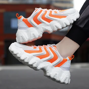 2020 Summer Breathable Youth Sneakers Casual Platform Dad Shoes Men's Junior High School Student Board Shoes 
2020 Summer Breathable Youth Sneakers Casual Platform Dad Shoes Men's Junior High School Student Board Shoes