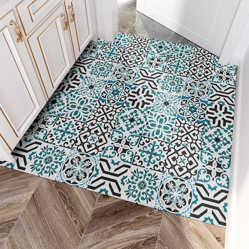 Green Pattern Mat Carpet Silk Loop Clean Dust Removal Shoes Foot Door Mat Home Hallway Room Floor Fashion PVC Door Mat Carpet
Green Pattern Mat Carpet Silk Loop Clean Dust Removal Shoes Foot Door Mat Home Hallway Room Floor Fashion PVC Door Mat Carpet