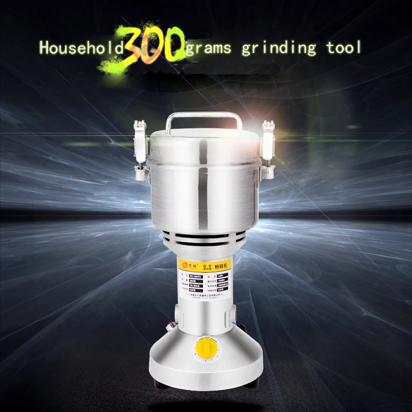 Swing Portable Grinder 300g Spice Small Food Flour Mill Grain Powder Machine Coffee Soybean Pulverizer
Swing Portable Grinder 300g Spice Small Food Flour Mill Grain Powder Machine Coffee Soybean Pulverizer