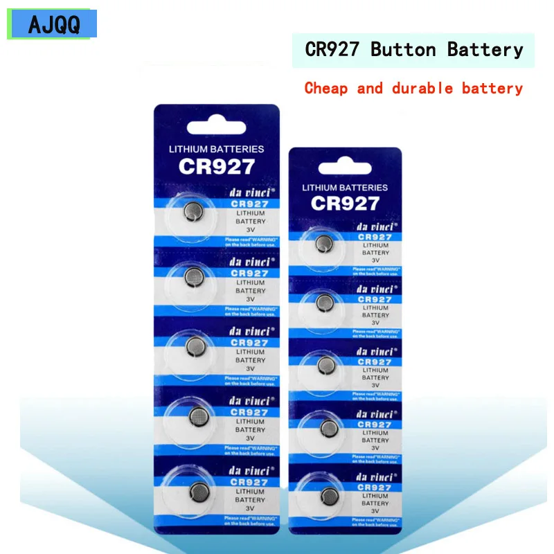 Factory selling high quality 50PCS 927 DL927 BR927 BR927-1W CR927-1W 3V CR927 remote control watch lithium button battery
Factory selling high quality 50PCS 927 DL927 BR927 BR927-1W CR927-1W 3V CR927 remote control watch lithium button battery