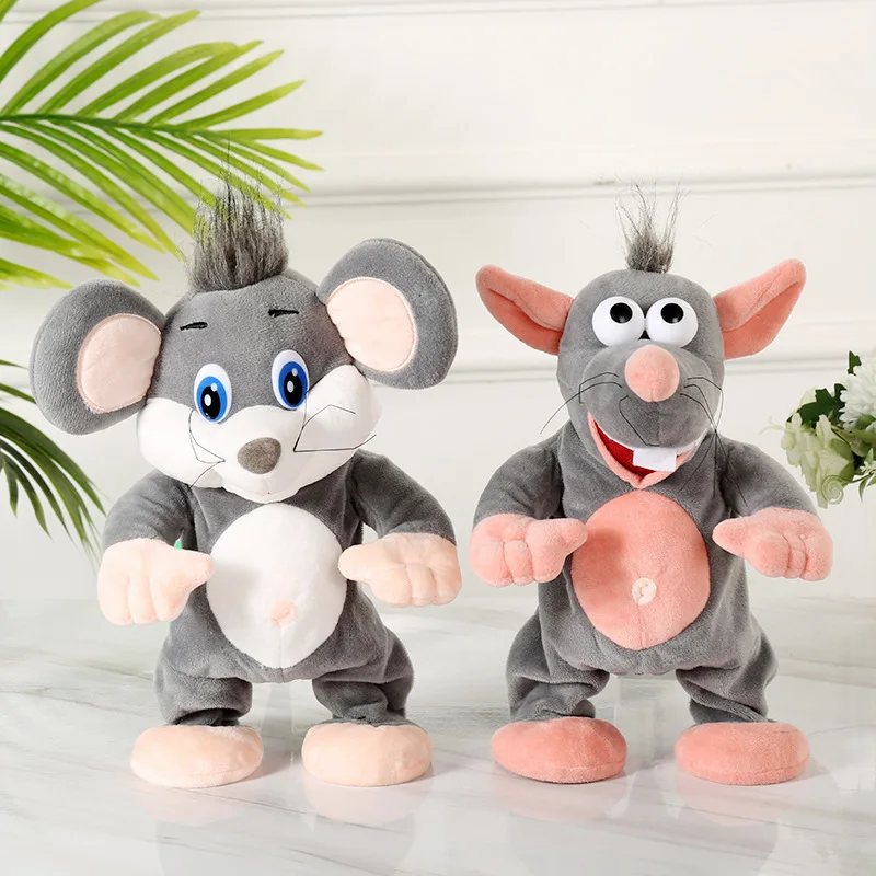 

Cross Border New Style Children Plush Singing Dancing Mouse Called Electric Toys Gift Manufacturers Direct Selling
