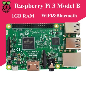 Original Raspberry Pi 3 Model B Board 1GB RAM Built-in WiFi Bluetooth Raspberry Pi 3B
Original Raspberry Pi 3 Model B Board 1GB RAM Built-in WiFi Bluetooth Raspberry Pi 3B