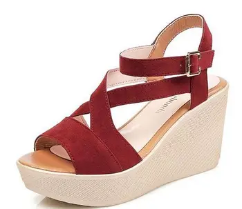 YEELOCA 2020 women Sandals summer suede wedge m002 High heels Sponge bottom of the thick Waterproof PO005
YEELOCA 2020 women Sandals summer suede wedge m002 High heels Sponge bottom of the thick Waterproof PO005