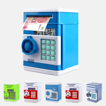 Safety Password Chewing Coin Cash Deposit Machine Electronic Piggy Bank Mini Money Box Gift for Children Kids cereal dispenser 
Safety Password Chewing Coin Cash Deposit Machine Electronic Piggy Bank Mini Money Box Gift for Children Kids cereal dispenser