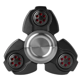 

Zinc Alloy Hand Spinner Clover Fingertips Spinner Toys High Speed Fingertip Autism Recovery Decompression Toy Black