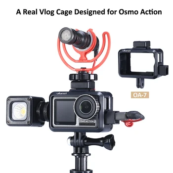 OA-7 Vlog Case for Dji Osmo Action with Dual Cold Shoe Mount for Vlog Microphone Photographic Lighting Vlog Case Accessories
OA-7 Vlog Case for Dji Osmo Action with Dual Cold Shoe Mount for Vlog Microphone Photographic Lighting Vlog Case Accessories