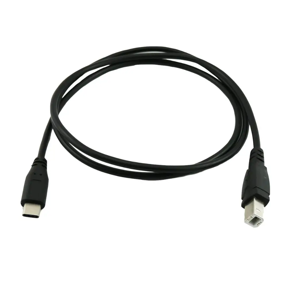 1x USB 3.1 Type C Male to USB 2.0 B Male Plug Printer Scanner Data Charging Connector Adapter Cable Cord 3ft/1m
1x USB 3.1 Type C Male to USB 2.0 B Male Plug Printer Scanner Data Charging Connector Adapter Cable Cord 3ft/1m