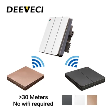 1 2 3 Three Ways wireless Smart Push Button Switch RF433 Wall Switch Panel Transmitter Kit Remote Control Wall Switch 1 2 3 Gang
1 2 3 Three Ways wireless Smart Push Button Switch RF433 Wall Switch Panel Transmitter Kit Remote Control Wall Switch 1 2 3 Gang