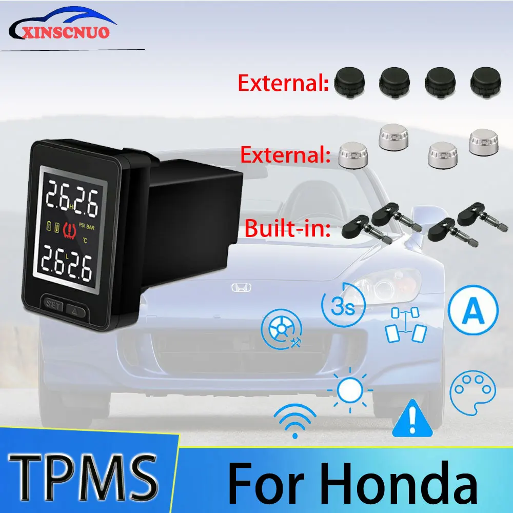 XINSCNUO Car electronics Wireless For Honda Odyssey TPMS Tire Pressure Monitoring System Sensor LCD Display
XINSCNUO Car electronics Wireless For Honda Odyssey TPMS Tire Pressure Monitoring System Sensor LCD Display