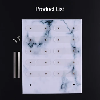 Marble 3D Nail Art Display Board Work Book Marble Solid Magnet Adsorption Detachable Color Card Display Board For Manicure Store
Marble 3D Nail Art Display Board Work Book Marble Solid Magnet Adsorption Detachable Color Card Display Board For Manicure Store