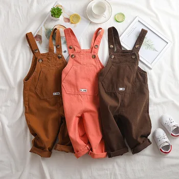Toddler Baby Jumpsuits Korean Casual Pocket Overalls for Girl Autumn Kids Pants Loose Child Trousers 1 2 3 4 Years Boys Overalls
Toddler Baby Jumpsuits Korean Casual Pocket Overalls for Girl Autumn Kids Pants Loose Child Trousers 1 2 3 4 Years Boys Overalls