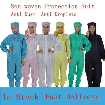 Waterproof Raincover Non-Woven Jumpsuit Protection Suit Fishing Unisex Isolation Hooded Overall Protective Work Safety Clothing 
Waterproof Raincover Non-Woven Jumpsuit Protection Suit Fishing Unisex Isolation Hooded Overall Protective Work Safety Clothing