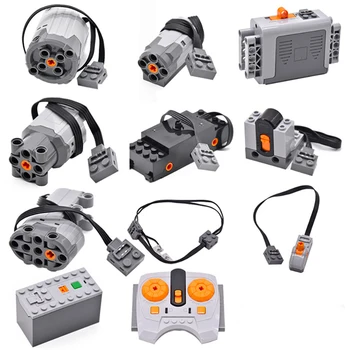 Technical Power Function Servo Motor Polarity Switch IR Remote Control Receiver Battery Box Technic Creator Children Toys Gifts
Technical Power Function Servo Motor Polarity Switch IR Remote Control Receiver Battery Box Technic Creator Children Toys Gifts