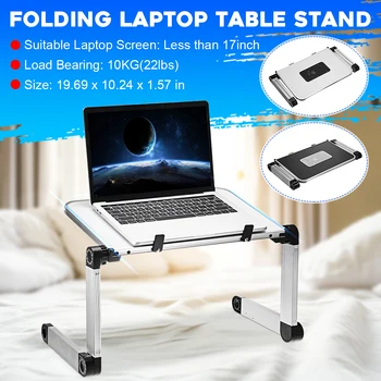 Folding Adjustable Laptop Desk Stand Ergonomic Aluminum TV Bed Lapdesk Tray Sofa Bed PC Notebook Table Portable Computer Desk
Folding Adjustable Laptop Desk Stand Ergonomic Aluminum TV Bed Lapdesk Tray Sofa Bed PC Notebook Table Portable Computer Desk