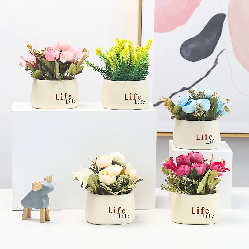 Simulation Plant Ceramic Basin Simulation Flower Pot Plant Decoration Home Creative Desktop Small Fresh Decoration Furnishings
Simulation Plant Ceramic Basin Simulation Flower Pot Plant Decoration Home Creative Desktop Small Fresh Decoration Furnishings