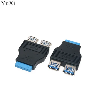 YuXi Motherboard 20Pin to Dual USB 3.0 Adapter Type A Female to Female black
YuXi Motherboard 20Pin to Dual USB 3.0 Adapter Type A Female to Female black