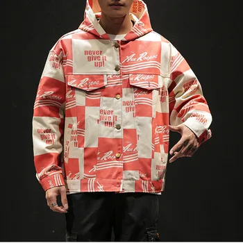 Men's Large Hooded cap Patchwork Jackets Oversize Plaid Printing New Brand Men Fashion Loose Casual Streetwear Men Soft Clothing
Men's Large Hooded cap Patchwork Jackets Oversize Plaid Printing New Brand Men Fashion Loose Casual Streetwear Men Soft Clothing