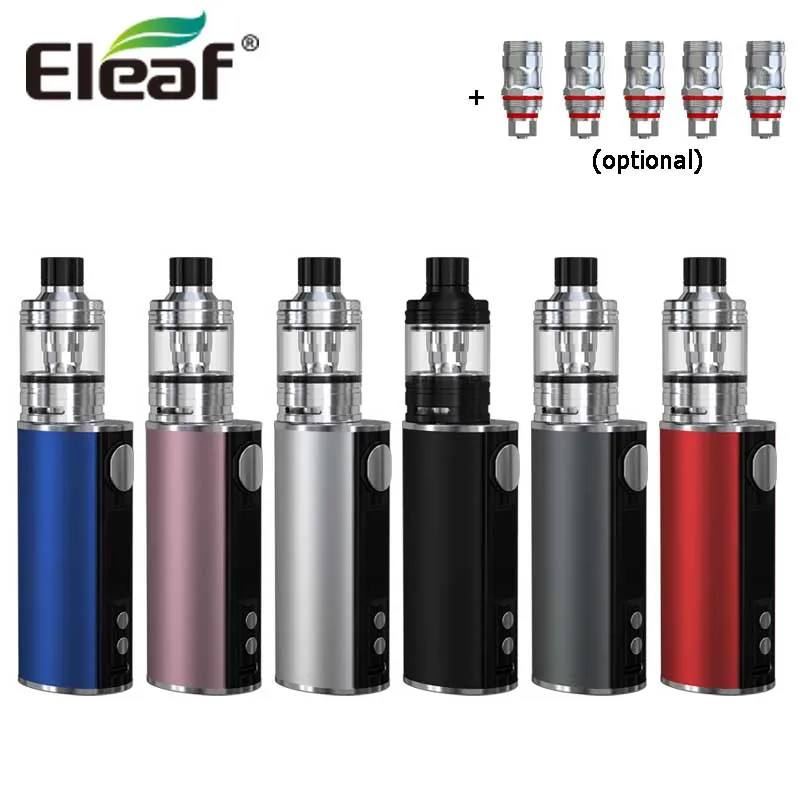 Eleaf iStick T80 Kit with MELO 4 D25 Tank 4.5ML 80W iStick T80 Box MOD E Cigarette Vape 3000 Battery with EC-M Coil Vaporizer
Eleaf iStick T80 Kit with MELO 4 D25 Tank 4.5ML 80W iStick T80 Box MOD E Cigarette Vape 3000 Battery with EC-M Coil Vaporizer