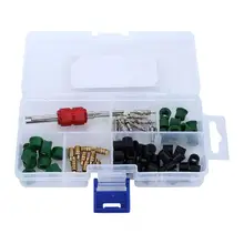 71Pcs Gasket Seal Ring Air-Conditioning A/C Valve Core Remover Tool A/C Hose Adapter Rubber Washer Gasket Valve Core Kit
71Pcs Gasket Seal Ring Air-Conditioning A/C Valve Core Remover Tool A/C Hose Adapter Rubber Washer Gasket Valve Core Kit