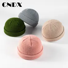 

Men Women Casual Solid Beanie Hat Warm Ribbed Winter Turn Ski Fisherman Docker Hat Unisex Winter Fall Classic Cuffed Plain Cap