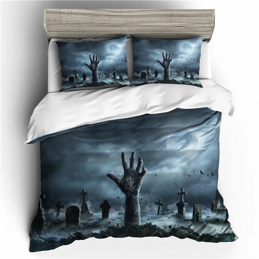 A Bedding Set 3D Printed Duvet Cover Bed Set Halloween Home Textiles for Adults Bedclothes with Pillowcase #WSJ22
A Bedding Set 3D Printed Duvet Cover Bed Set Halloween Home Textiles for Adults Bedclothes with Pillowcase #WSJ22