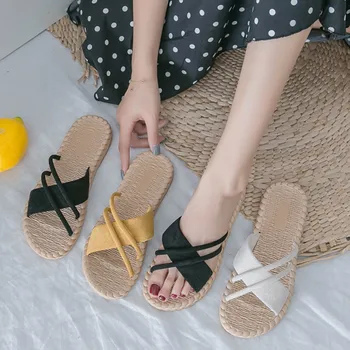 Women Summer Beach Slippers Ladies Holiday Bohemia Fashion Outdoor Shoes Female Girls Non-slip Flats Flip Flops 
Women Summer Beach Slippers Ladies Holiday Bohemia Fashion Outdoor Shoes Female Girls Non-slip Flats Flip Flops