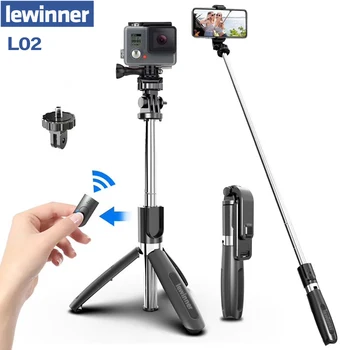 Lewinner Wireless Bluetooth Selfie Stick Tripod Foldable Tripod Monopod Universal for SmartPhones for Gopro Sports Action Camera
Lewinner Wireless Bluetooth Selfie Stick Tripod Foldable Tripod Monopod Universal for SmartPhones for Gopro Sports Action Camera