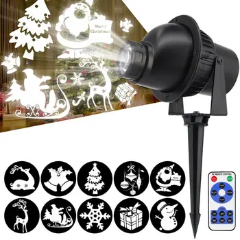 Waterproof Lawn Laser Light Portable Rotating LED Projection Lamp Pattern Christmas Snowflake Projection Lamp Garden Decoration
Waterproof Lawn Laser Light Portable Rotating LED Projection Lamp Pattern Christmas Snowflake Projection Lamp Garden Decoration