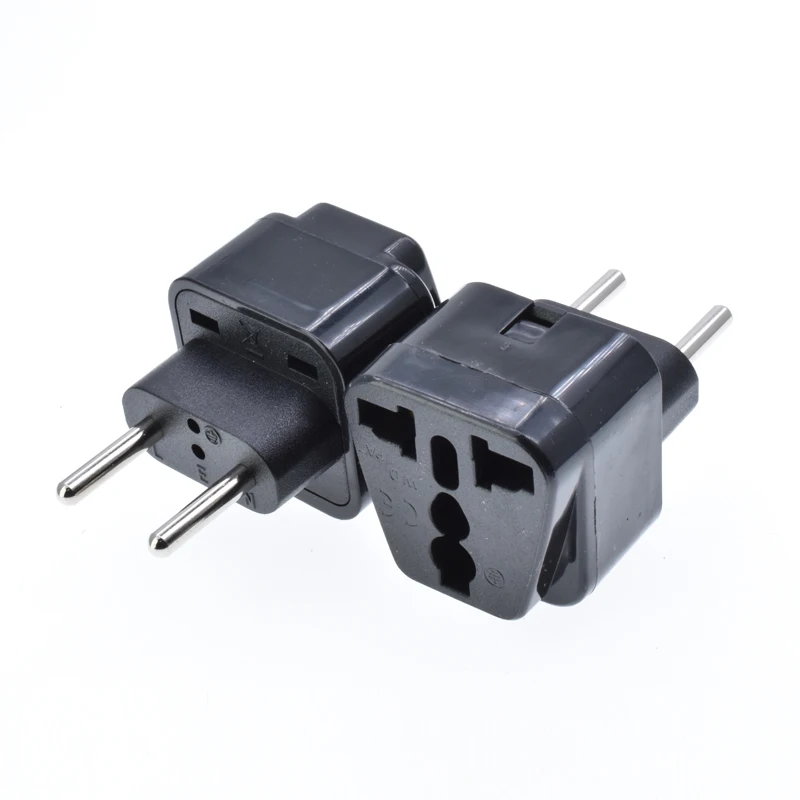 Universal to EU plug adapter Round 2 pins 4.0mm embedded power socket adapter 10A250V travel European korean electric plug
Universal to EU plug adapter Round 2 pins 4.0mm embedded power socket adapter 10A250V travel European korean electric plug