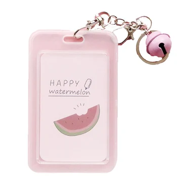Fashion Cartoon Card Cover with Keyring Chain Hard IC Card Bag Bank Credit Card Holder Unisex Casual Clear Card Case Tarjetero
Fashion Cartoon Card Cover with Keyring Chain Hard IC Card Bag Bank Credit Card Holder Unisex Casual Clear Card Case Tarjetero