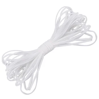 150 Meters Mask Elastic Strap DIY Mask Elastic Rope Band Mask Replacement Elastic Rope Mask Making Accessory (White)
150 Meters Mask Elastic Strap DIY Mask Elastic Rope Band Mask Replacement Elastic Rope Mask Making Accessory (White)