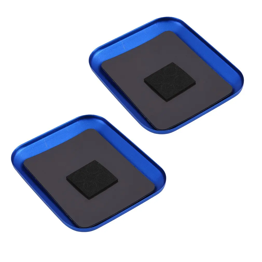 2019 2pcs Aluminum Alloy Screw Tray with Magnetic Storage Tray for RC Model Disk Model Crawler Tool Screw Plate
2019 2pcs Aluminum Alloy Screw Tray with Magnetic Storage Tray for RC Model Disk Model Crawler Tool Screw Plate