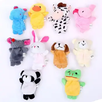 10Pcs Cartoon Animal Finger Puppets Set Mini Plush Baby Boys Girls Story Telling Hand Cloth Doll Educational Toys R9UE
10Pcs Cartoon Animal Finger Puppets Set Mini Plush Baby Boys Girls Story Telling Hand Cloth Doll Educational Toys R9UE