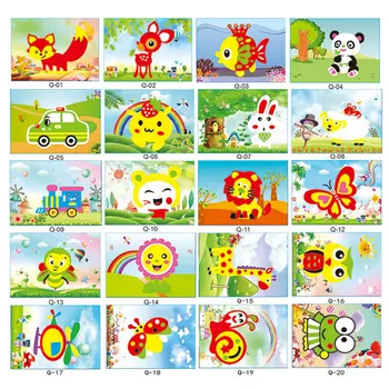 10pcs Kids DIY Cartoon 3D EVA Foam Sticker Puzzle Toys Art Crafts for Children Kids Toddlers Birthday Gift HOME Art supply 
10pcs Kids DIY Cartoon 3D EVA Foam Sticker Puzzle Toys Art Crafts for Children Kids Toddlers Birthday Gift HOME Art supply