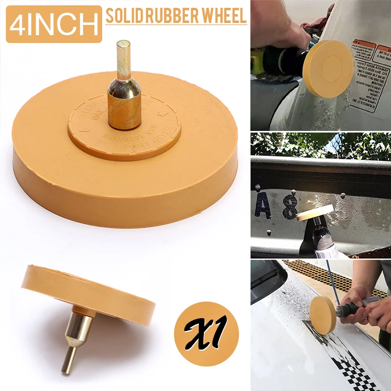 4'' Car Decal Remover Universal Rubber Eraser Wheel Car Polish Auxiliary Tool Repair Paint Tool For Adhesive Vinyl Sticker
4'' Car Decal Remover Universal Rubber Eraser Wheel Car Polish Auxiliary Tool Repair Paint Tool For Adhesive Vinyl Sticker