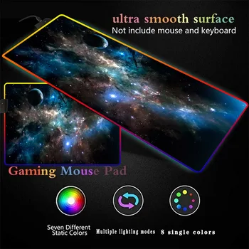 Universe Space Gaming Large RGB Mouse Pad Gamer Computer Mousepad RGB Backlit Mause Pad Desk Keyboard LED Mice Mat Multiple Size
Universe Space Gaming Large RGB Mouse Pad Gamer Computer Mousepad RGB Backlit Mause Pad Desk Keyboard LED Mice Mat Multiple Size