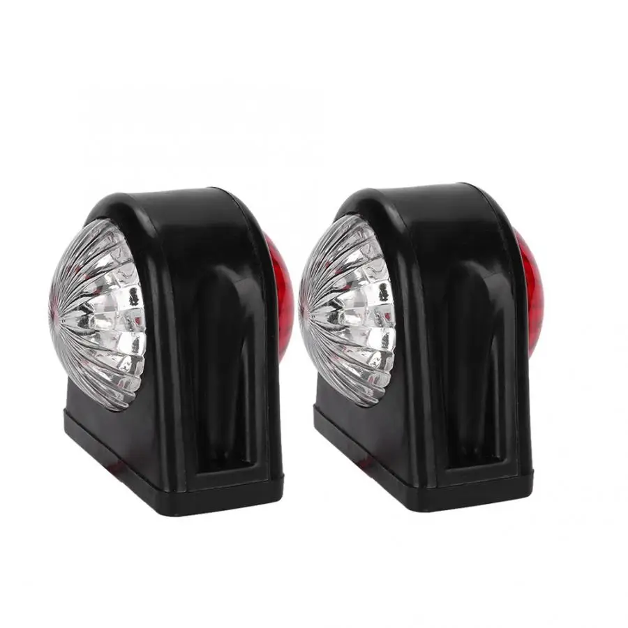 2pcs Side Marker Light Outline Double LED Light Lamp for 12V or 24V Trailer Truck Lorry Red White
2pcs Side Marker Light Outline Double LED Light Lamp for 12V or 24V Trailer Truck Lorry Red White