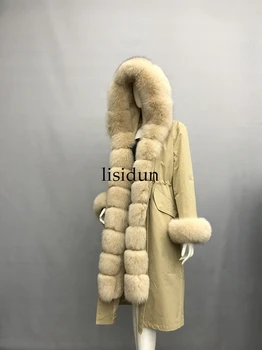 2019 natural fox fur coat Silver Fox collar plus size long winter Jacket Rex rabbit liner red fox hooded thick warm parks Disass
2019 natural fox fur coat Silver Fox collar plus size long winter Jacket Rex rabbit liner red fox hooded thick warm parks Disass