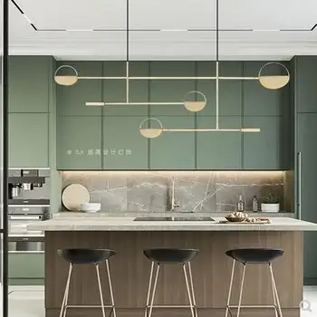 Restaurant chandelier led strip light modern minimalist designer Nordic style creative dining room table art lamp 
Restaurant chandelier led strip light modern minimalist designer Nordic style creative dining room table art lamp