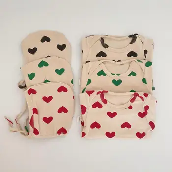 Autumn New Baby Girl Bodysuits Heart Print Baby Bodysuits With Hat Cute Toddler Boy Clothes Baby Long Sleeve Jumpsuits
Autumn New Baby Girl Bodysuits Heart Print Baby Bodysuits With Hat Cute Toddler Boy Clothes Baby Long Sleeve Jumpsuits